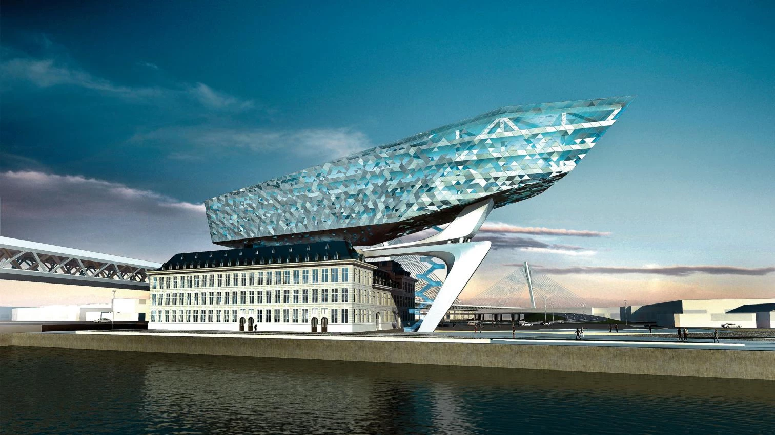 Zaha Hadid, descarga en Amberes