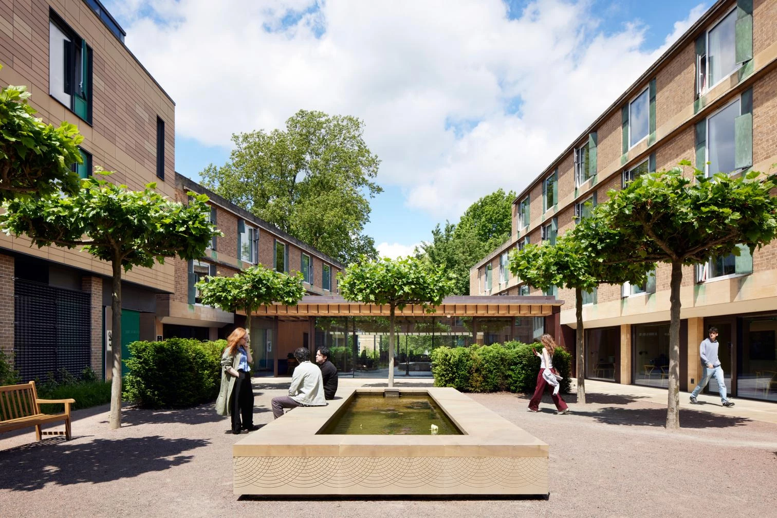 Extension of Emmanuel College in Cambridge