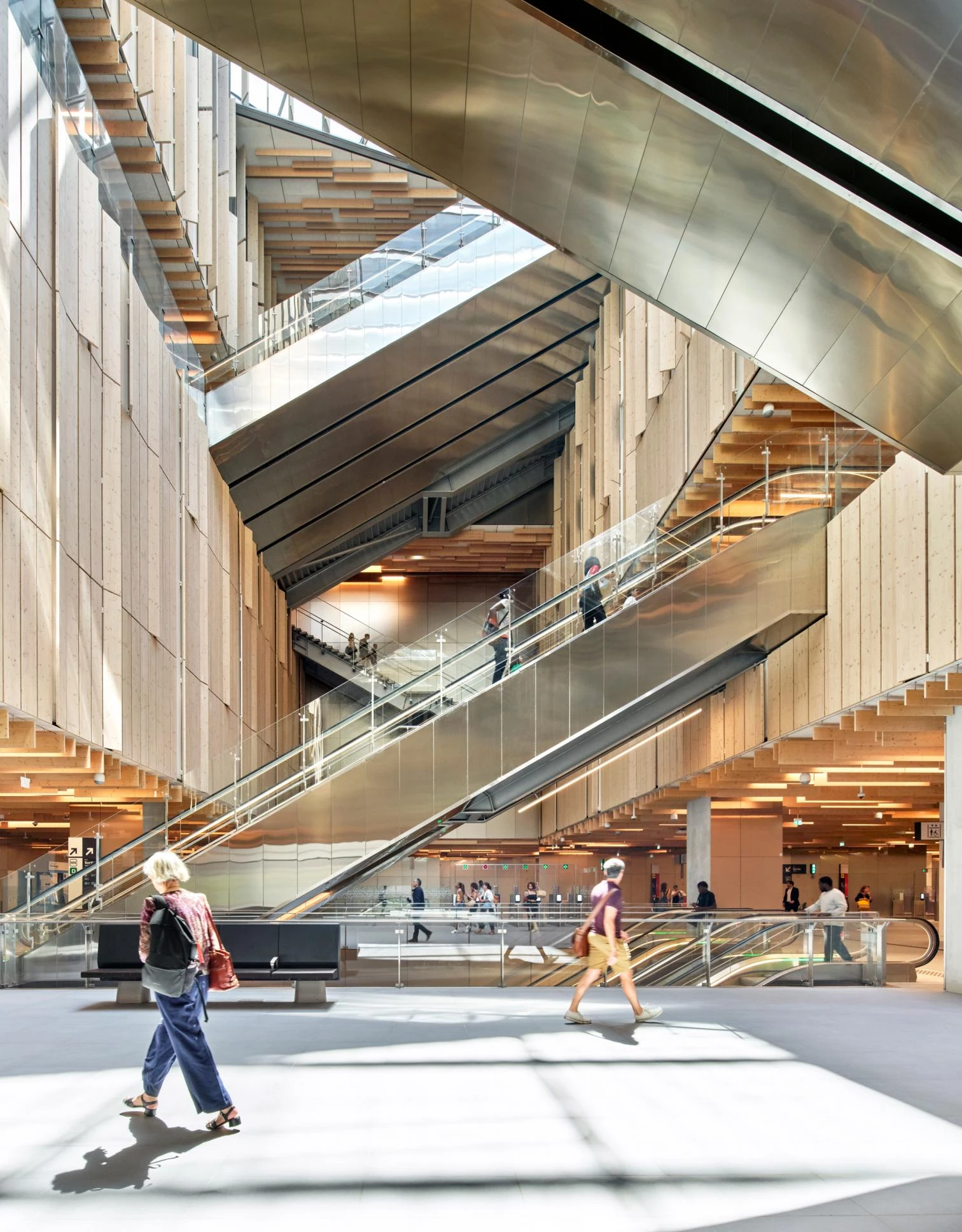 Estación de tren Saint-Denis Pleyel en París